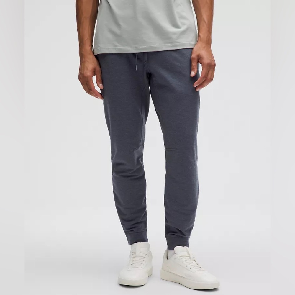 Lululemon City Sweat Jogger Pants - Heathered True Navy - shorter length version